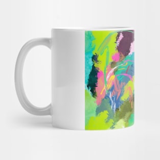 dog painting pop art Mug